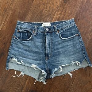 Abercrombie and Fitch Denim Distressed Women Shorts, size 30/10